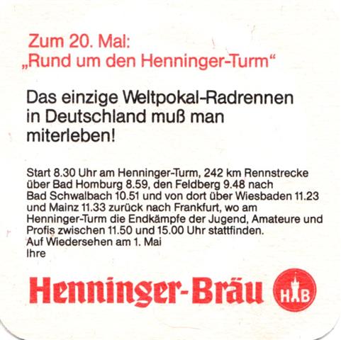 frankfurt f-he henninger rad jahre 4b (quad180-zum 20sten mal-schwarzrot)